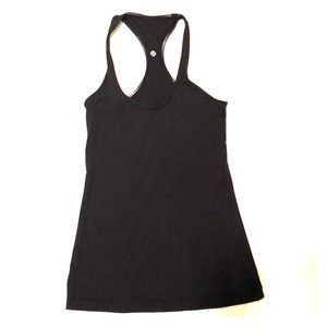 Black lululemon racerback tank